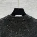 Balmain 2025 Women's Wool Sweater with Gold Buttons Sparkle Yarn  Crew Neck for Elegant Style #B54797