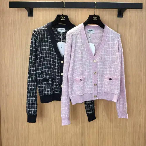CHANEL Cardigan Knit Sweater #A68502