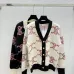 Celine Luxury Brand Women's Wool Cardigan V  neck Style with Colorful Logo Patterns and Gold  toned Buttons #B54801