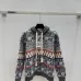 Chanel Women's Hooded Sweaters  Fair Isle Pattern with CC Logo and Drawstring Detail for Fashion Aficionados #B56272