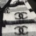 Chanel Women's V-Neck Mohair Knit Cardigan with All-Over Logo Pattern #B54528