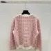 Dior Christian Dior Oblique Logo Knit Crewneck Sweater with Ribbed Trim #B54521