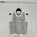 Dior Christian Dior Oblique Sleeveless Sweater Vest in Pink and White #B54519