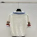 Fendi Women's FF Logo Jacquard Knit Short Sleeve Polo Sweater #B54524