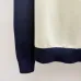 Prada Early Fall New Arrival Color-Block Logo Crew Neck Knit Long-Sleeve Top #A68495