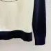Prada Early Fall New Arrival Color-Block Logo Crew Neck Knit Long-Sleeve Top #A68495