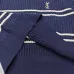 Saint Laurent Women's Wool Striped Knit Sweater with YSL Cassandre Logo #B54531