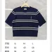 Saint Laurent Women's Wool Striped Knit Sweater with YSL Cassandre Logo #B54531