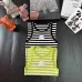 Women's Celine Striped Knit Tank Top with Logo Detail #B46436