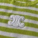 Women's Celine Striped Knit Tank Top with Logo Detail #B46436