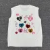 Women's Chanel Heart Pattern Knit Vest with Logo Detail #B46447