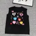 Women's Chanel Heart Pattern Knit Vest with Logo Detail #B46447
