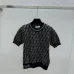 Women's FF Monogram Knit Short Sleeve Crew Neck Top #B62499