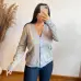 Womens Gucci Burgundy GG Print V Neck  Knit Cardigan Outerwear #A67906