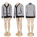 Womens Gucci Burgundy GG Print V Neck  Knit Cardigan Outerwear #A67906