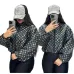 LV  monogram cropped jacket for women streetwear #A68920
