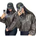 LV  monogram cropped jacket for women streetwear #A68920
