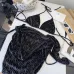 YSL New Style Bikini Swimsuit Corduroy Fabric Two-Piece Set #A68701