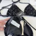 YSL New Style Bikini Swimsuit Corduroy Fabric Two-Piece Set #A68701
