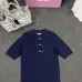Chanel Monogram Knit Short Sleeve Crew Neck Blouse #B63651