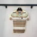 Chanel Monogram Knit Short Sleeve Crew Neck Blouse #B63652