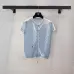 Dior Monogram Knit Short Sleeve Crew Neck Blouse #B63657