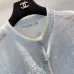 Dior Monogram Knit Short Sleeve Crew Neck Blouse #B63657