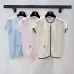 Dior Monogram Knit Short Sleeve Crew Neck Blouse #B63657