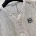 LOEWE Monogram Knit Short Sleeve Crew Neck Blouse #B63656