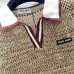 MIUMIU Monogram Knit Short Sleeve Crew Neck Blouse #B63655