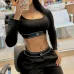 Alo Inspired 2 Piece Women's Yoga Workout Tracksuit Set #B63658