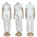 Alo Yoga Women's Loungewear Sets  Signature Logo Design in Black   White with Comfortable Fit for Active Fashionistas #B57305