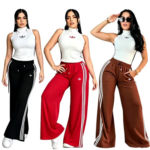 Black Tube Top White Long Skirt Adidas Two‑Piece Outfit #A67834
