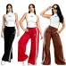 Black Tube Top White Long Skirt Adidas Two‑Piece Outfit #A67834
