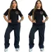 Luxury Louis Vuitton Inspired Monogram Tracksuit Set - Women's Comfortable & Stylish Sportswear Ensemble with Iconic LV Pocket #B54106
