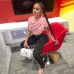 Prada Two-piece set including a new cross-border European and American independent website high street fashion brand letter-printed short-sleeved T-shirt and long pants #B64629