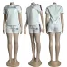 Sale Gucci Embossed Short Set with Contrast Side Panels #B47043