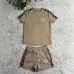 Sale Gucci Embossed Short Set with Contrast Side Panels #B47043