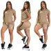 Sale Gucci Embossed Short Set with Contrast Side Panels #B47043