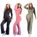 Special Offer Alo Yoga Women's Loungewear Sets Signature Logo Design in Black White with Comfortable Fit for Active Fashionistas #B58984