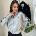 Special Offer Tops  Alo Yoga Women's Loungewear Sets  Signature Logo Design in Black   White with Comfortable Fit for Active Fashionistas   #B57307