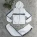 Women's Dior CD Pattern Hoodie and Pants Set with Side Stripe #B47042