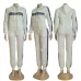 Women's Dior CD Pattern Hoodie and Pants Set with Side Stripe #B47042