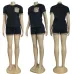 Women's Gucci GG Pattern T-Shirt  Shorts Set #B46472