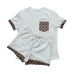 Women's Gucci GG Pattern T-Shirt  Shorts Set #B46472