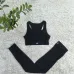 new fashion alo yoga sports vest pants running fitness waist-tightening women's clothing two-piece set #B47683
