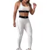 new fashion alo yoga sports vest pants running fitness waist-tightening women's clothing two-piece set #B47684